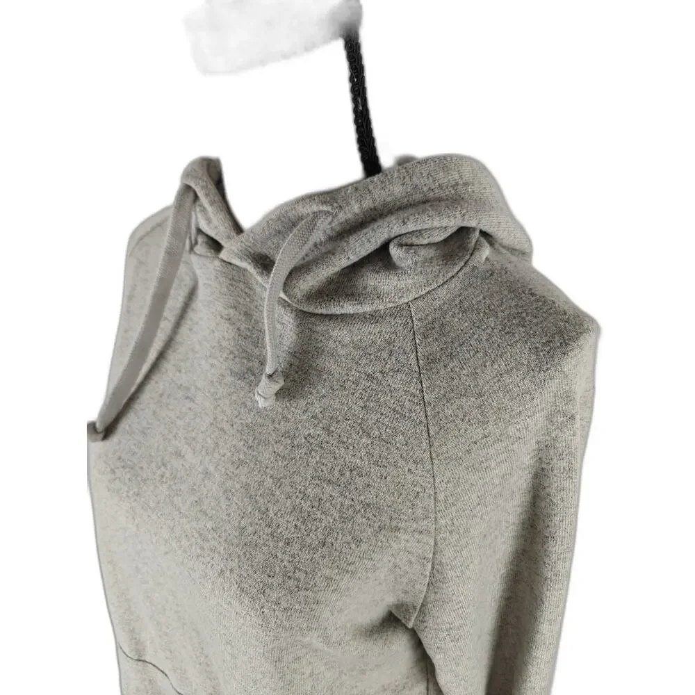 Women's Charles and a Half Pullover Hoodie Heather Beige XS
